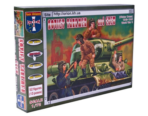 Orion - 72042 - Soviet Tankmen and crew - 1:72