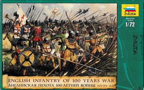 Zvezda - 8060 - English infantry of 100 years war - 1:72