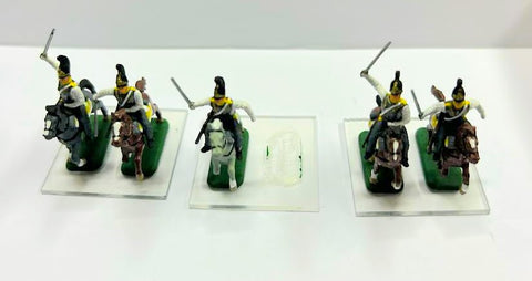 Russian Cuirassiers x 5 - 1:72 (HIGH PAINTED) - Hat - 8016 - @