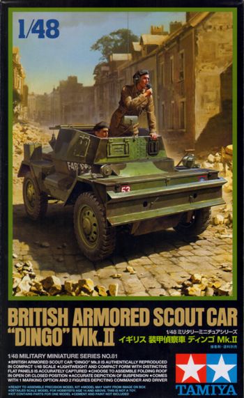British Scout Car Dingo Mk.II - 1:48 - Tamiya - 32581