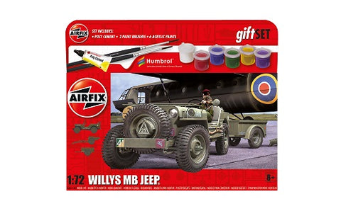 Airfix - 55117A - SMALL BEGINNERS WILLYS JEEP MB - 1:72