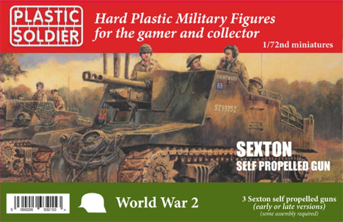 ALLIED SEXTON SELF PROP ARTILLERY - 1:72 - Plastic Soldier - WW2V20029