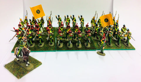 Nassau Infantry x 49 + 1 CV (HIGH PAINTED) - 1:72 - HAT - 8147 - CP@