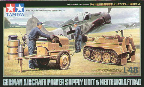 Tamiya 32533 - Kettenkrad Luftwaffe with Aircraft Power Supply Unit - 1:48