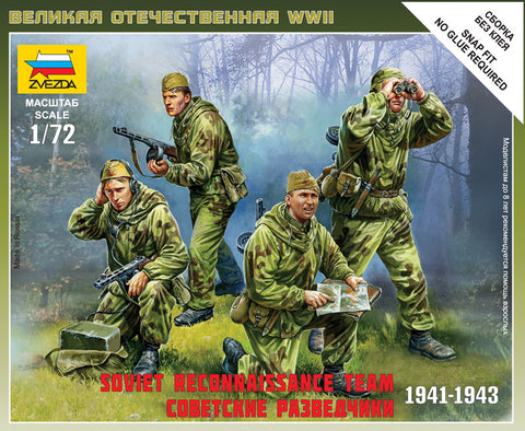 Zvezda - 6137 - Soviet reconnaissance team 1941-1943 - 1:72