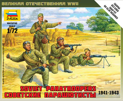 Soviet paratroopers 1941-1943 - 1:72 - Zvezda - 6138 - @