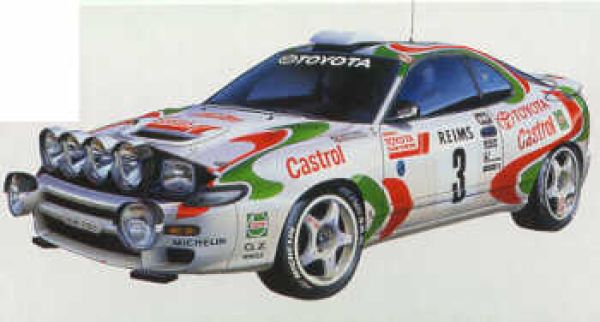 Tamiya TA24125 - Castrol Celica 1993 Monte Carlo Rally Winner - 1:24