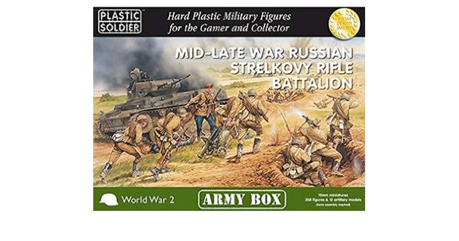 Mid-late war Russian strelkovy rifle BTG - 1:72 - Plastic Soldier - PSCAB15005 @