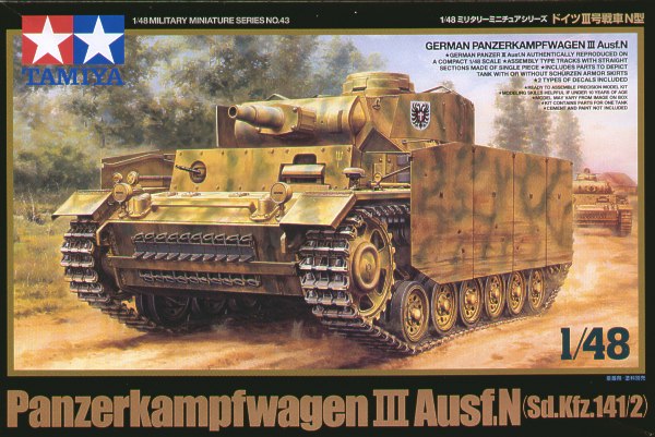 Tamiya TA32543 - Re-released Pz.Kpfw.III Ausf.N - 1:48