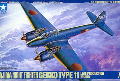 Tamiya 61078 - Nakajima J1N1 Gekko 'Irving' Type 11 - 1:48