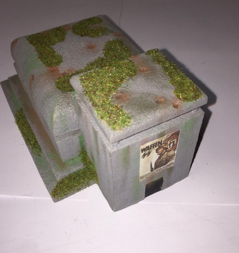 Bunker with Tower - 15mm - Flames of War - PAINTED