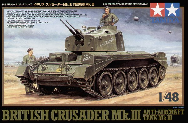 Tamiya TA32546 - Crusader Mk.III AA Tank - 1:48
