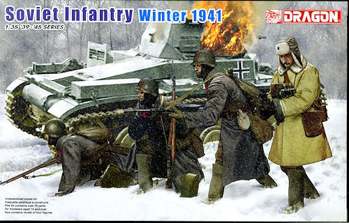 Soviet infantry winter 1941 - 1:35 - Dragon - 6744 - @