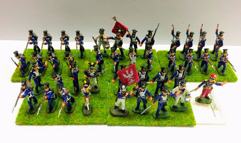 Waterloo 1815 - AP008 - Polish infantry x 41 - 1:72 (HIGH PAINTED)