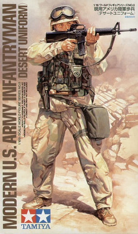 Tamiya 36308 - Modern U.S. Army Infantryman Desert Uniform - 1:16