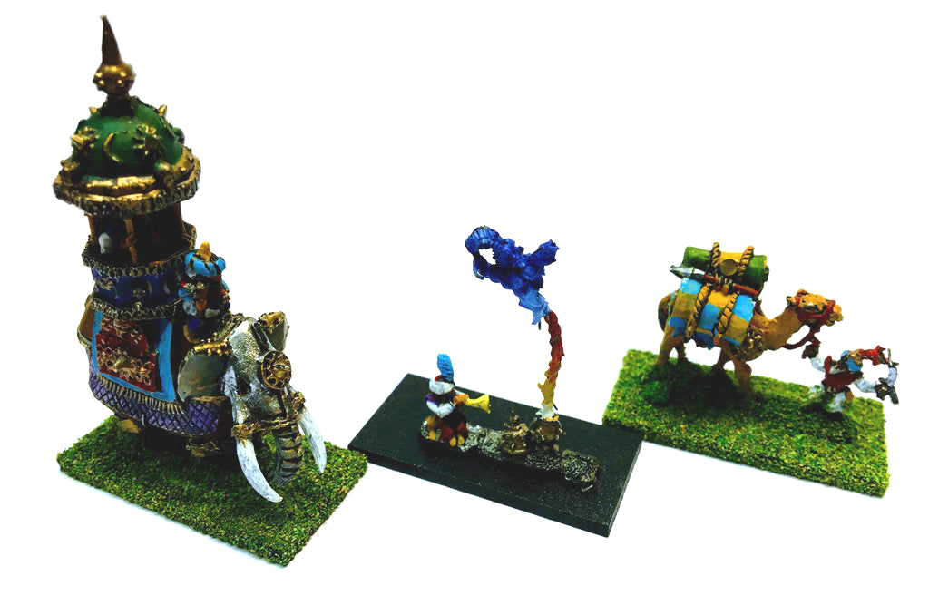 Araby Hero on Elephant - 10mm - Warmaster - UNPAINTED