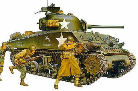 Tamiya 35250 - M4A3 Sherman late production - 1:35
