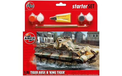 Airfix - A55303 - Medium Starter Set - King Tiger Tank - 1:76