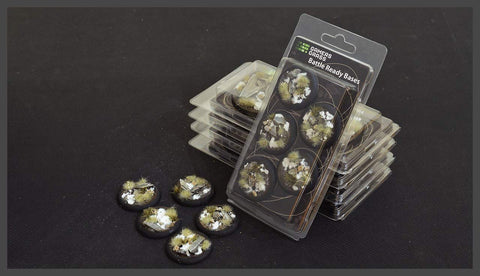 Gamers Grass - Winter bases RoundLip 40mm (x5) - GGB-WRL40
