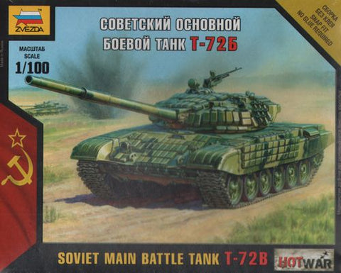Zvezda - 7400 - Soviet main battle tank T-72B - 1:100