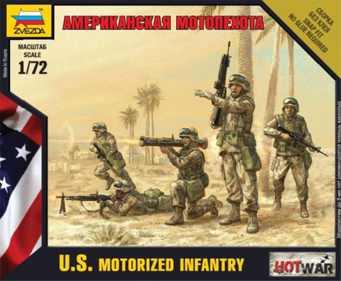 U.S. Mechanized infantry - 1:72 - Zvezda - 7407 - @