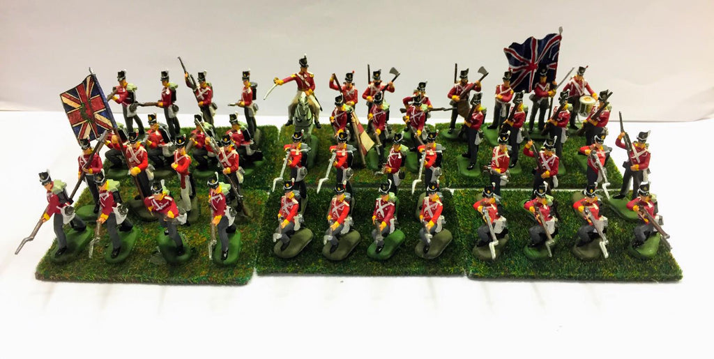 Napoleonic wars 1/72 miniatures Revell 2571 British Infantry HIGH PAINTED