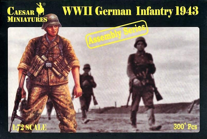 German Infantry 1943 WWII - 1:72 - Caesar Miniatures - H7711 - @