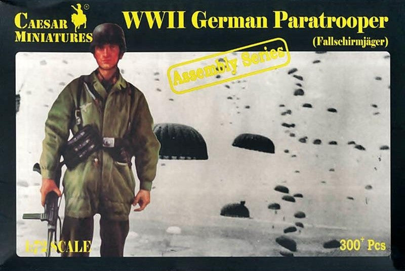 Caesar Miniatures - 7712 - WWII German Paratrooper (Fallschirmjager) - 1:72