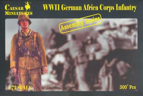 German Africa Corps Infantry WWII - 1:72 - Caesar Miniatures - H7713