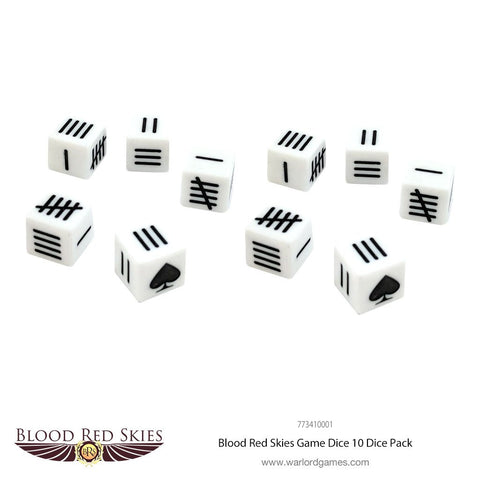 Game Dice (10) - Blood Red Skies - 773410001