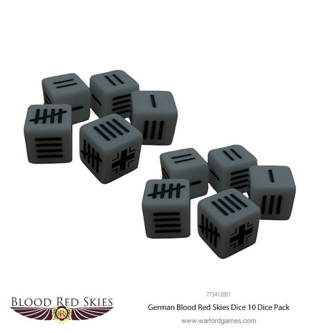 German Blood Red Skies Dice (10) - 773412001