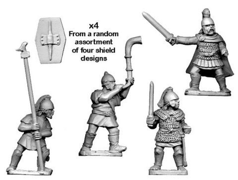 Crusader - Ancients - ANS042 - Celtiberian warrior command - 28mm