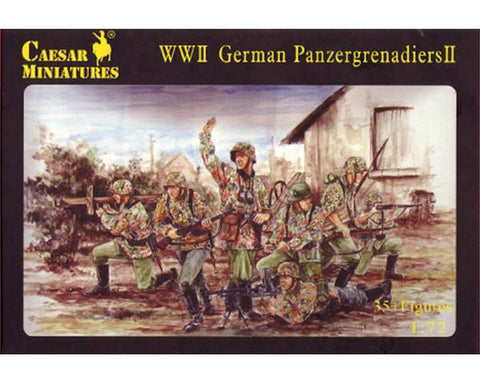 Caesar miniatures - H053 - WWII German Panzergrenadiers II - 1:72