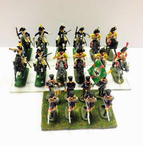Prussian Dragoons & Prussian Hussars 1806 - 1:72 (PAINTED) - Hat - 8195/96 - CP@