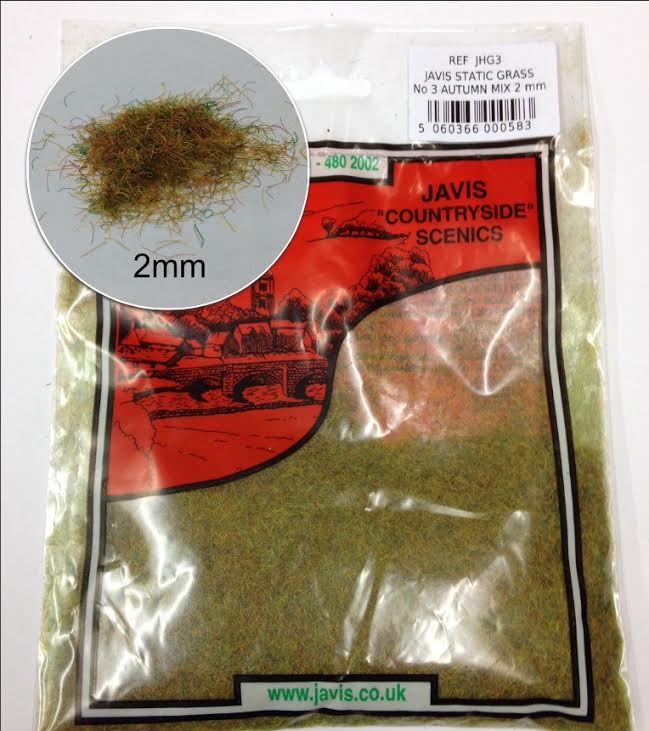 JAVIS - JHG3 - Static Grass - Autumn Mix 12s 2mm 15gms approx