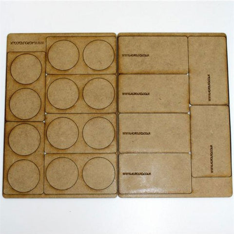 4GROUND - SB-40D - 40mm Diameter Slot Base Movement Tray