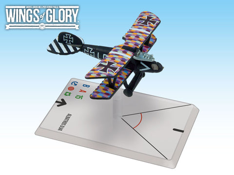 Wings of War - WOW109-A -  Airplane pack series I - Albatros D.VA (Udet) - 1:144