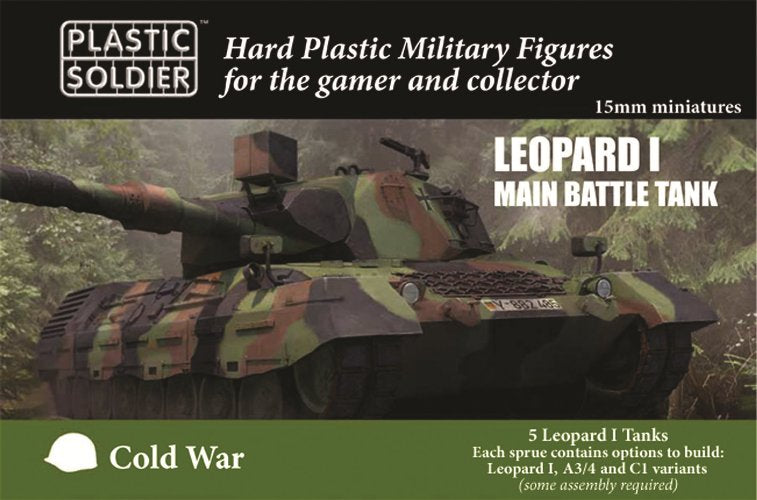 Plastic Soldier - MODV15002 - LEOPARD 1 TANK - 15mm