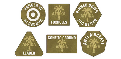 Flames of war - Afrika Korps Token Set