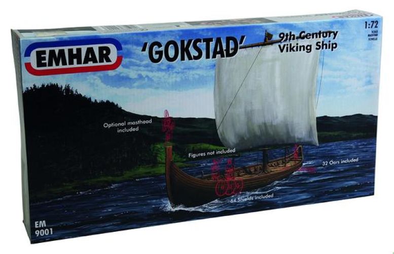 Viking ship "Gokstad" - Emhar - 9001 - 1:72