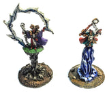 Chaos Sorcerers - 10mm - Warmaster - PAINTED - CP@