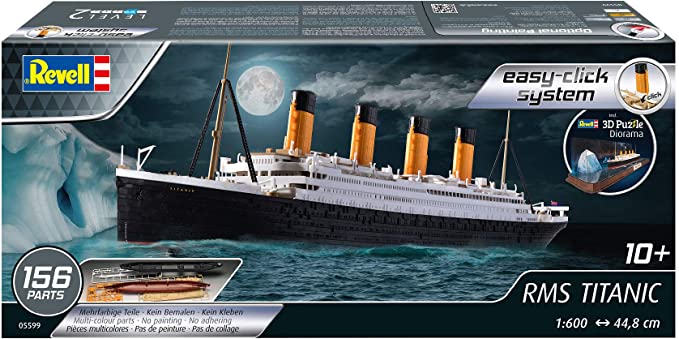 Revell RV05599 - RMS Titanic + 3D Puzzle(Iceberg) - 1:600
