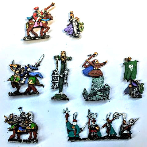 Chaos Characters - 10mm - Warmaster - PAINTED