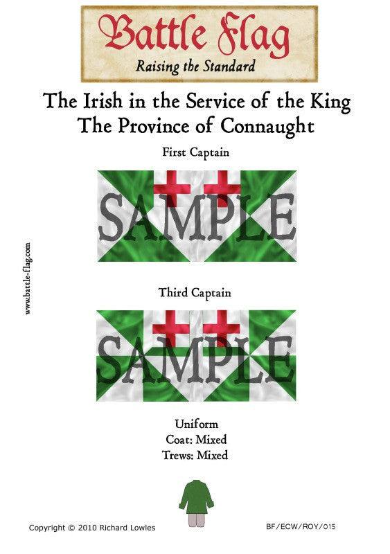 Battle Flag - The Irish in the Service of the King (English Civil War) - 28mm