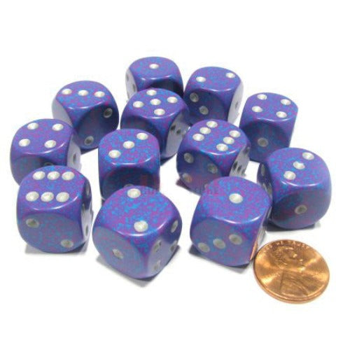 Chessex - 25747 - Silver Tetra - Dice block (16mm)