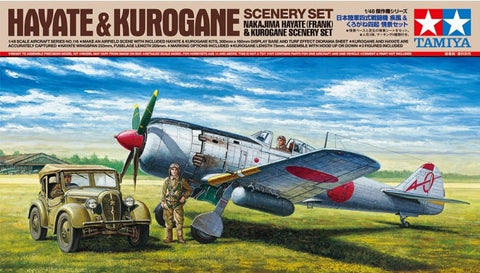 Tamiya 61116 - Nakajima Hayate (Frank) - with Kurogane Scenery Set - 1:48