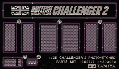 Tamiya 35277 - British Challenger 2 Grille set - 1:35