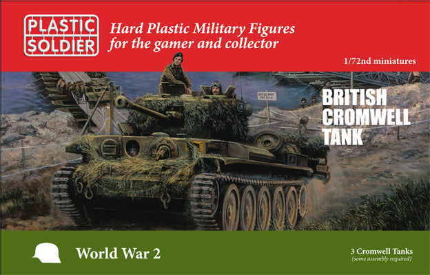 BRITISH CROMWELL TANK - 1:72 - Plastic Soldier - WW2V20027