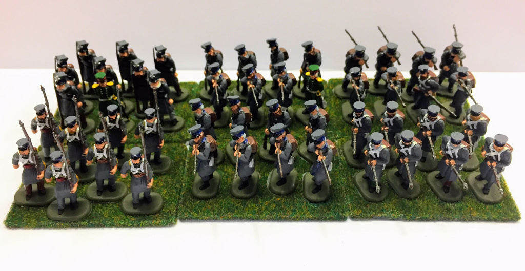 Russian Militia x 48 - 1:72 TYPE 1 (HIGH PAINTED) - Hat - 8099 - CP@
