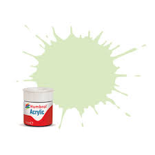 Humbrol - Paints & Painting - 90 Beige Green Matt - 14ml Acrylic Paint - AB0090
